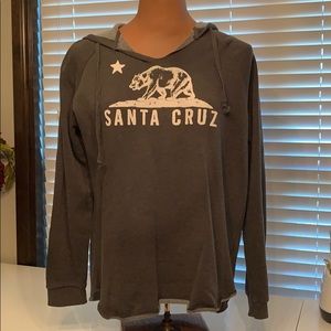 Gray Santa Cruz hoodie